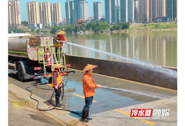 冷水滩：清淤净“滩” 守护河岸靓丽“容颜”