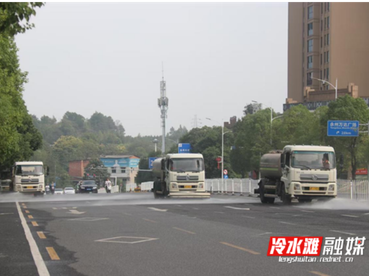 冷水滩区开展道路“深度美颜”行动 助力提升中心城区“首位度”