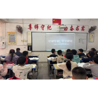 冷水滩区凤凰小学开展“一盔一带”主题教育活动