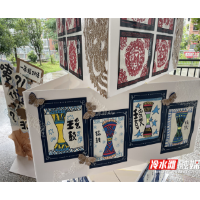 珍珠小学举办“非遗传承”主题绘画展