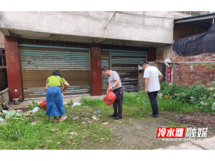 冷水滩区应急管理局机关四支部：“七一”践初心 清洁暖民心