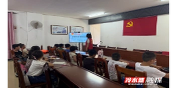 曲河街道民政服务站开展暑期防溺水安全知识宣传讲座