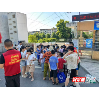 下河线社区开展防溺水安全宣传活动