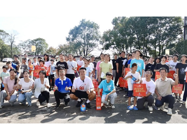 冷水滩：爱心企业携手湘超球员开展公益助学 点亮乡村少年逐梦童心