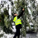 抗击冰雪 | 维山乡众志成城战冰雪