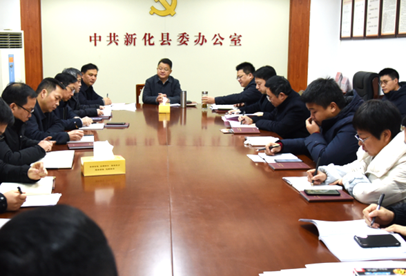 李铁雄参加县委办机关党支部组织生活会  寄语进一步做好“四讲四增”的党办人