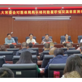 新化县人大常委对县医疗保障局局长履职情况进行满意度测评