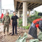 彭韬看望慰问罗盛教民兵应急连集中轮训民兵 并到一线督导调度防汛救灾工作