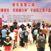 新化县第二届“健康新化·农商银行杯”干部职工男子篮球赛落幕