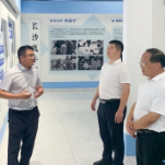 常德市西湖管理区党委副书记、管委会主任吉海波一行来新考察交流