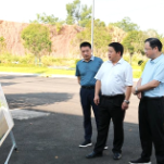 项目建设在一线 | 邹谊翔调研新冷卷烟物流中转站项目建设