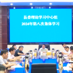 新化县委理论学习中心组深入学习贯彻党的二十届三中全会精神