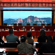 新化县举行城区道路临时停车泊位收费价格听证会