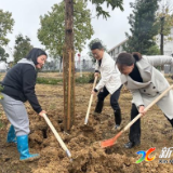 新化北控水务有限公司开展义务植树活动