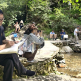 2025首届娄底文化艺术季——“漫步山水间”当代湖南山水画家娄底采风写生创作活动走进新化