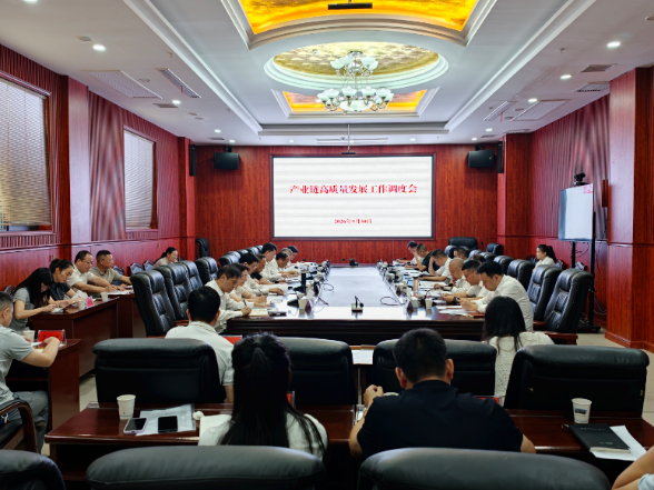 新化县召开产业链高质量发展工作调度会