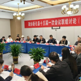两会直通 |参加县政协十五届一次会议的委员进行联组讨论