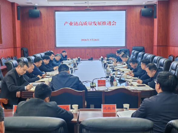 新化县召开产业链高质量发展推进会