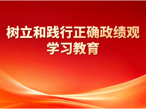 专题 | 树立和践行正确政绩观学习教育