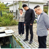 彭韬到曹家镇暗访督导乡镇污水处理厂运行情况 并开展“企业服务年”走访调研