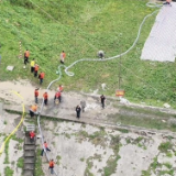 炉观镇举行防汛抢险应急演练