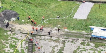 炉观镇举行防汛抢险应急演练