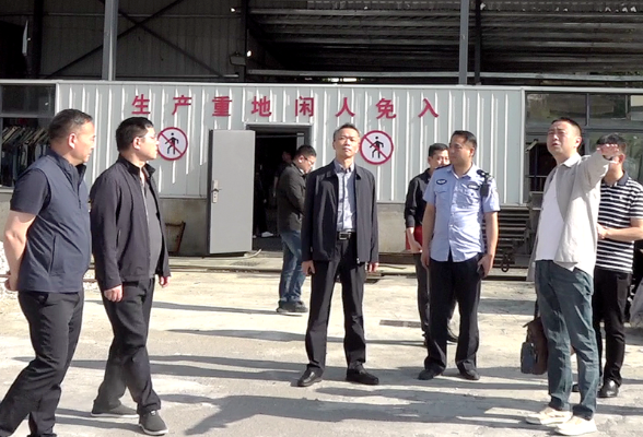 新化县领导到桑梓镇大跃煤矿督导安全生产工作