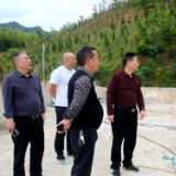 新化县直部门会商研究槎溪镇红岩桥村地质灾害隐患点治理工作