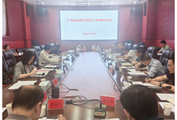 新化县召开产业链高质量发展工作调度会