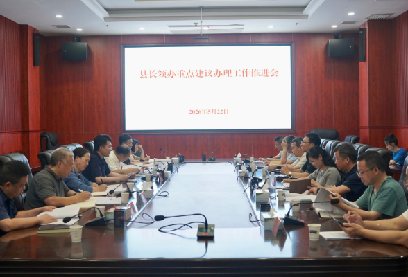 新化县召开县长领办重点建议办理工作推进会