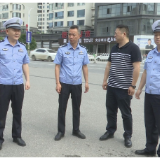 新化县领导督导检查城区道路交通“三乱”整治行动