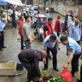 炉观镇开展马路市场专项整治行动