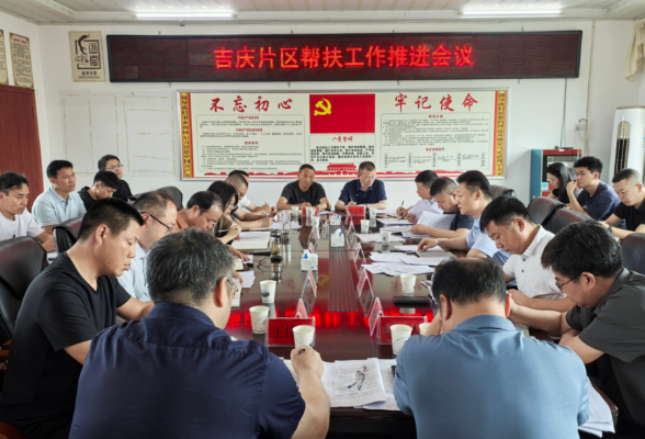 彭韬到吉庆镇调研督导“驻点连片”帮扶工作