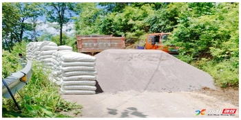 应安一线 | 罗盛教村桐子湾段 公路修复工程加速推进