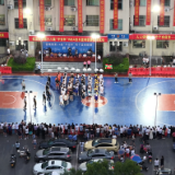 温塘镇第十八届 “平安杯” WBA 快乐篮球联赛开幕