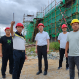 邹剑锋调研督导项目建设推进工作