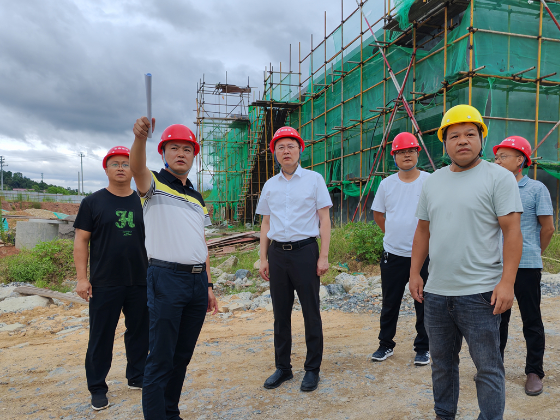 邹剑锋调研督导项目建设推进工作
