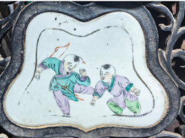 新化：古瓷画再现习武场景 证梅山武术传承脉络
