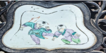 新化：古瓷画再现习武场景 证梅山武术传承脉络