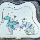 新化:古瓷画再现习武场景 证梅山武术传承脉络