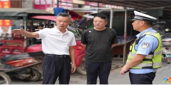 新化县领导到孟公镇督导马路市场整治和溶洞生态环境保护工作