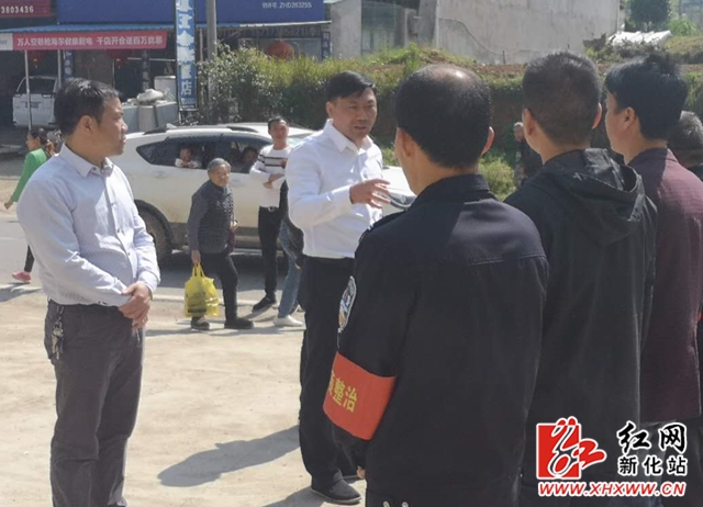 周海强到曹家镇督导交通问题顽瘴痼疾集中整治工作-新化站