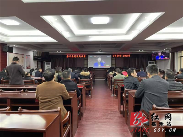 县财政局干部职工集中观看专题节目《平安行•2020》.jpg