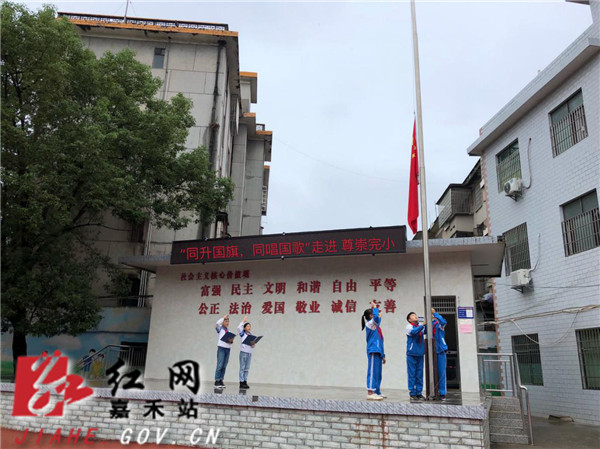 庄严的升旗仪式.jpg 庄严的升旗仪式.jpg