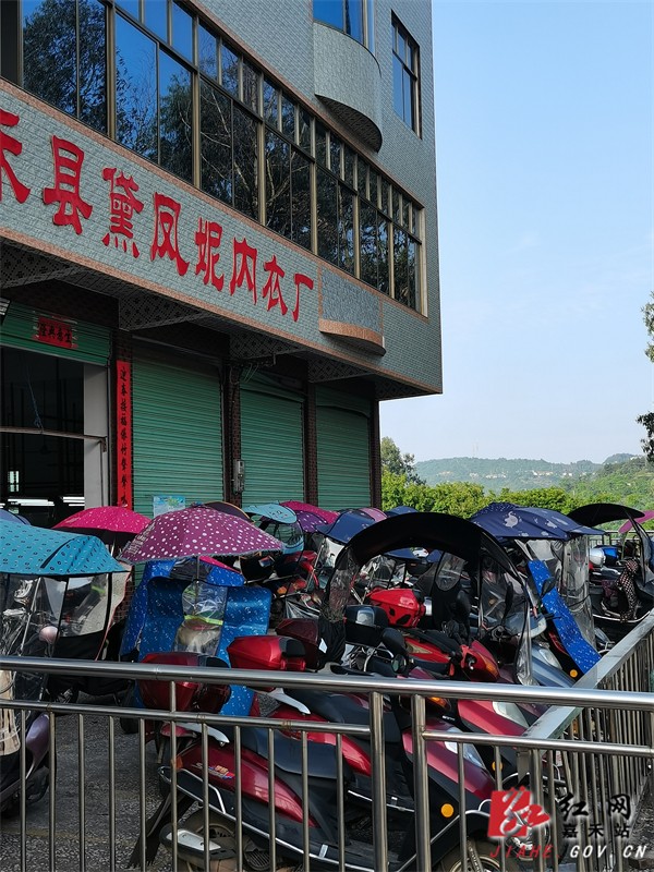 停放在企业门口的摩托车、电动车.jpg
