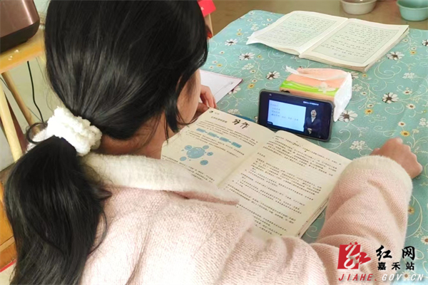 学生通过收看”郴州教育“专属频道进行学习.jpg