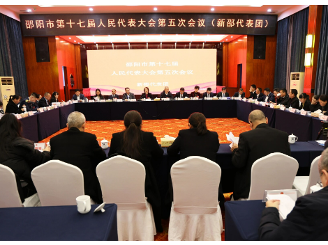 直通市两会|新邵代表团审议市政府工作报告