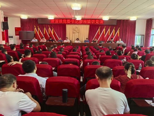 潭溪镇召开庆祝中国共产党成立104周年暨“七·一”党员大会