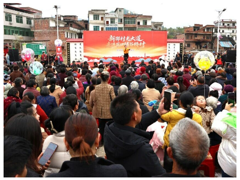 新邵“小王菲”返场村光大道 为家乡旅发大会打call