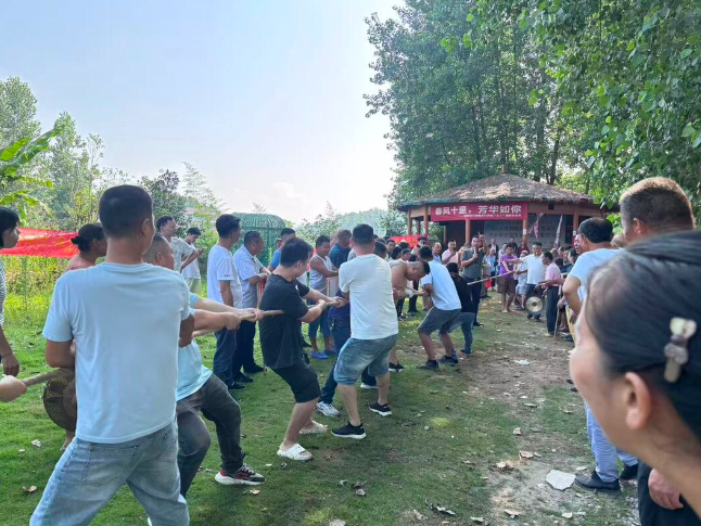 王家坪村举办迎端午民俗活动 十组拔河竞风采 粽叶飘香邻里亲